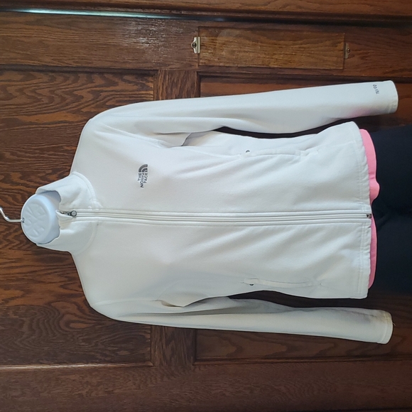 The North Face Jackets & Blazers - The North Face Ivory Full Zip Fleece Jacket